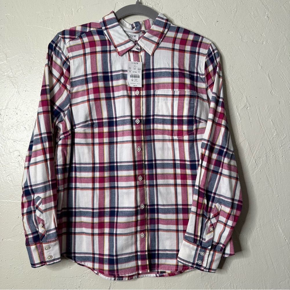 J Crew Boyfriend Flannel
